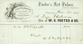 W. S. Porter - Photographic Invoice