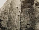 John Beasley Greene - Second Courtyard, Medinet Habou, Egypt  (Left wall, South Side at the Southwest Corner)