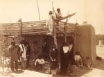 William Henry Jackson - Pueblo Indians in front of Adobe Home and Drying Rack