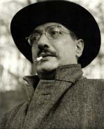Consuelo Kanaga - Mark Rothko with Cigarette (at the Ice House, NY)