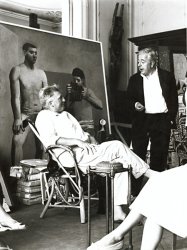 Andr� Villers - Edouard Pignon and Jacques Pr�vert in Picasso's Studio