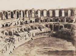 Charles Negre - Arles, vue int�rieure des ar�nes, c�t� sud