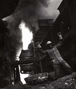 W. Eugene Smith - Worker with Raised Arms (from Taft and Ohio Series)