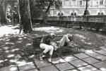 Edouard Boubat - Couple On Park Bench, Paris