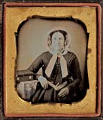 Anonymous - Woman in a Peach Bonnet