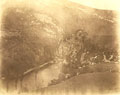 A. Monnier - Nature Study (View of Cliffs and River)