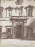 Gustave Eugene (born Emilio) Chauffourier - Principal Entrance on Piazza Farnese of Palazzo Farnese, Rome