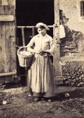 Constant Alexandre Famin - Peasant Girl with Basket