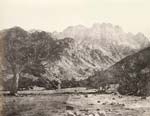Francis Frith - Mount Serbal from the Wadee Feyran