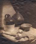 E. Lucerne Mailloux - Still Life of Onions, Jugs and Bowl
