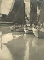 Frantisek Oliverius - Motif de Rimini (Sailing Ships in Harbor)