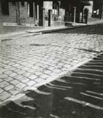 Geza Vandor - Cobblestone Street and Shadows