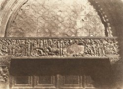 Auguste Salzmann - Jerusalem - Saint Sepulcre - Bas relief  (Porte d'Entr�e)