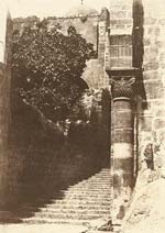 Auguste Salzmann - Jerusalem, Sainte Sepulchre, Colonne du Parvis