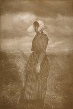 Before the Wheat (Peasant Woman with a Sheaf of Grain)