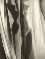 Bombay, India (Female Nude through Curtain)