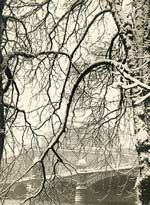 Bohumil Straka - Bridge in Winter, Prague, Czech Republic
