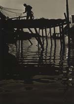 George R. Hoxie - Fisherman at Sunset, Peggy's Cove, Nova Scotia