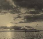 Joseph Emile Morhart - Capturing Bait below Tahitian Sunset , Bora Bora