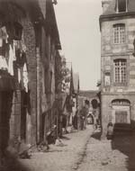 Henri Tournier - A Street in Bretagne in Sunlight and in Rain