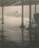 Robert L. Sleeth, Jr. - Horse Drawn Carts in the Rain, Pittsburgh