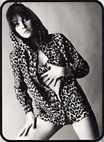 Cover-up Shirt in Tricel Jersey  with Cowl Hood Worn over Matching Bikini