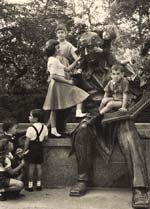 F. Bedrich Gr�nzweig - Children and Statue of Hans Christian Anderson, Central Park, New York City, NY