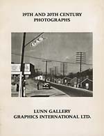Harry Lunn - Catalogue 5, 19th and 20th Century Photographs, Lunn Gallery