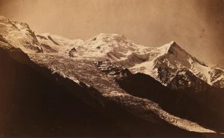 Le Mont-Blanc et Glacier des Bossons