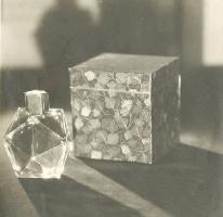 Albin-Guillot - Still Life of Box and Perfume Bottle