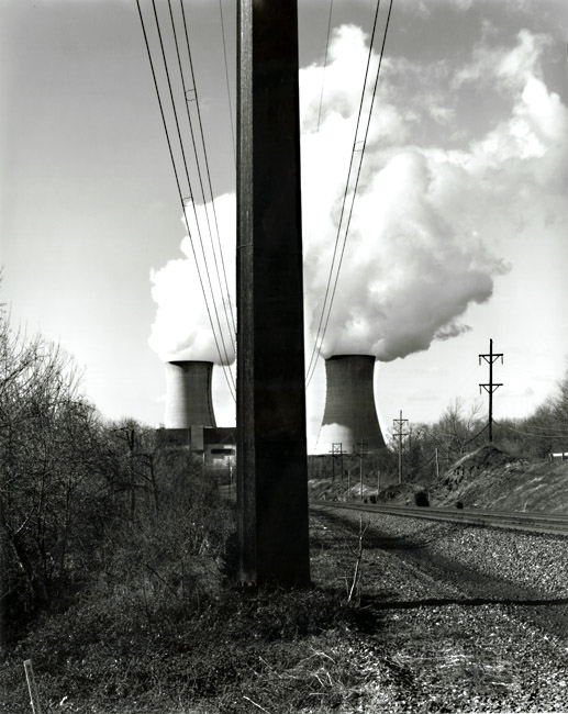 Timothy Rice - Limerick #27, Tracks, Power Lines & Cooling Towers, Linfield, PA