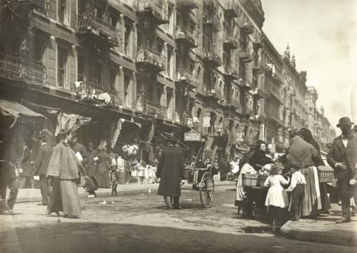 Jacob Riis (possibly by) - Street Scene on New York's Lower East Side Jacob Riis (possibly by) - Street Scene on New York's Lower East Side