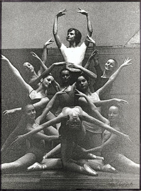 Kim Camba - Ballerinas Pose with Single Male Danseur Kim Camba - Ballerinas Pose with Single Male Danseur