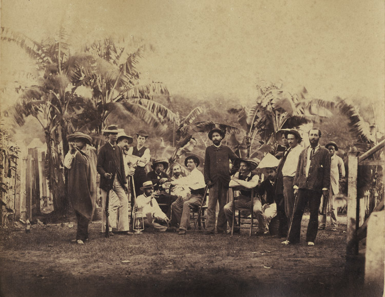 Photographie Parisienne - Two Group Pictures in Panama Relating to the French Construction of the Canal