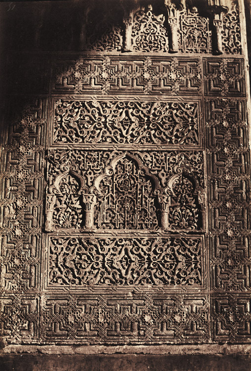 Alphonse De Launay - Detail of the Alhambra, Granada, Spain Alphonse De Launay - Detail of the Alhambra, Granada, Spain