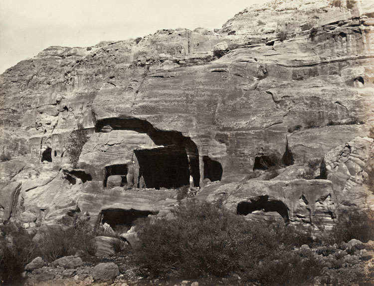 Photo Detail - Frank Mason Good - Rock Caves and Tombs, Petra, Jordan Photo Detail - Frank Mason Good - Rock Caves and Tombs, Petra, Jordan
