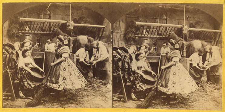 Photo Detail - Anonymous - Working in the Barn or Stable