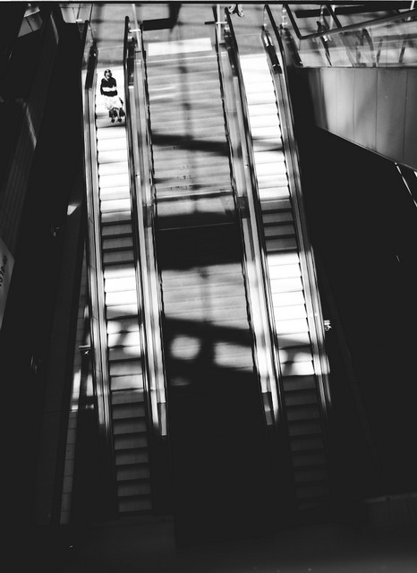 Stanko Abadžic - Loneliness on an Escalator, Berlin Stanko Abadžic - Loneliness on an Escalator, Berlin