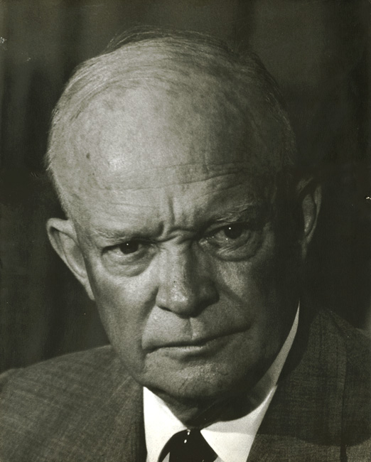 Robert H. Phillips - Large Portrait of President Dwight D. Eisenhower ("President and Little Rock")