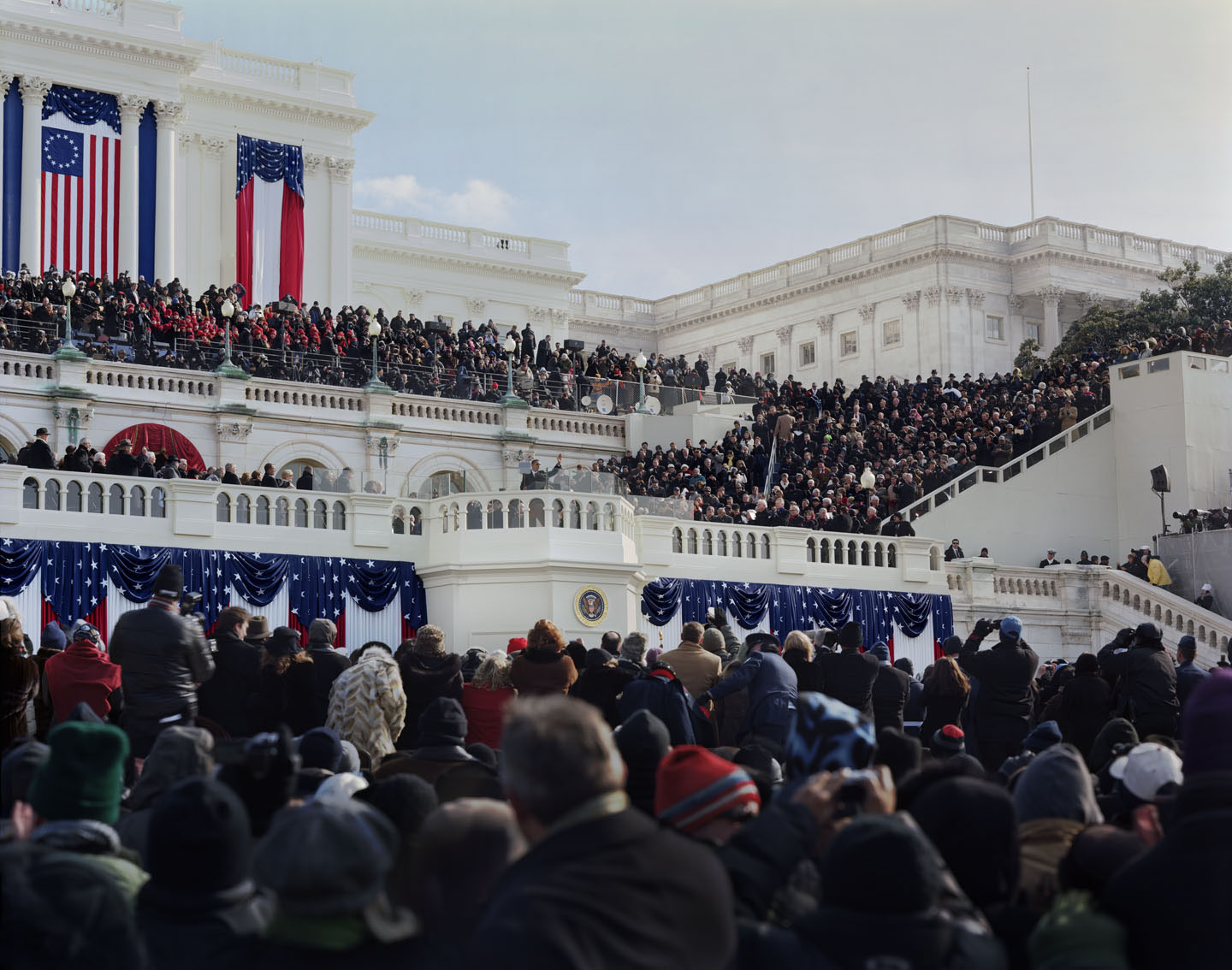 Jerry Spagnoli - Obama Inauguration (After Swearing In)