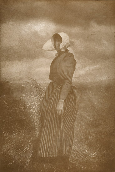 M. M. Bucquet - Before the Wheat (Peasant Woman with a Sheaf of Grain) M. M. Bucquet - Before the Wheat (Peasant Woman with a Sheaf of Grain)