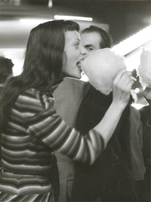 Robert Doisneau - Christiane Chevalier Eating Cotton Candy at Ivresse, Foire du Trone Robert Doisneau - Christiane Chevalier Eating Cotton Candy at Ivresse, Foire du Trone