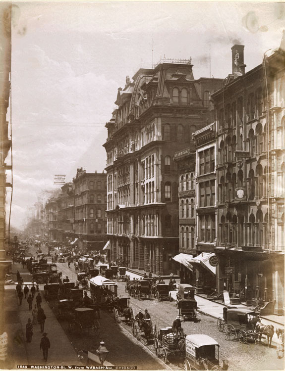 Anonymous - Washington Street from Wabash Ave., Chicago/Niagra Falls Anonymous - Washington Street from Wabash Ave., Chicago/Niagra Falls