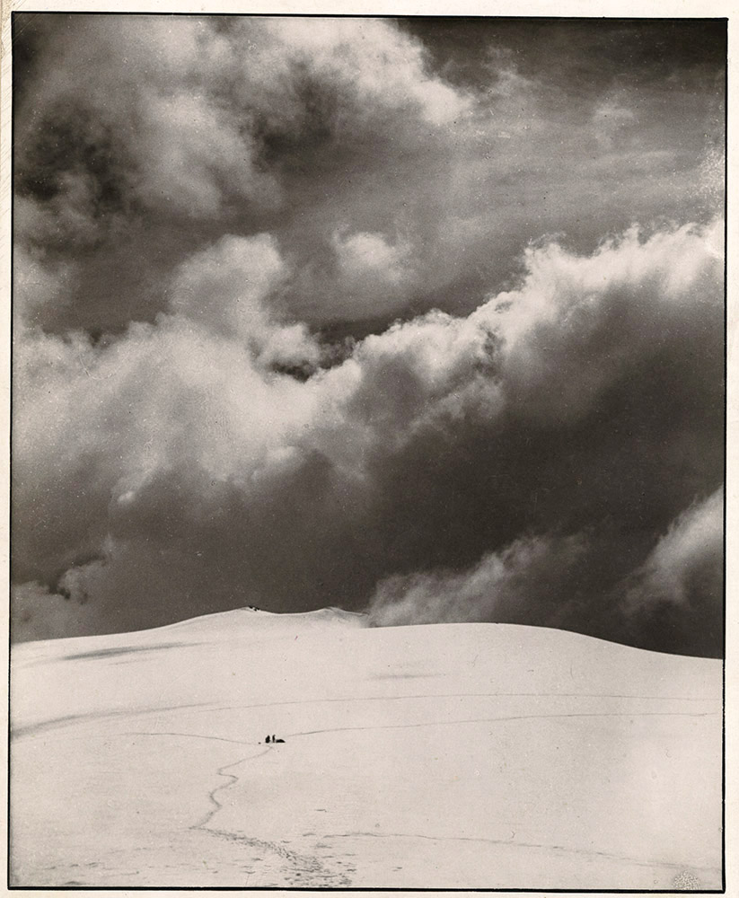 G. Crosby - Snowstorm Skyscape, Theodul Pass, Switzerland