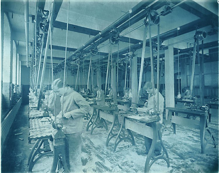 Anonymous - Boys at Work on Lathes Anonymous - Boys at Work on Lathes