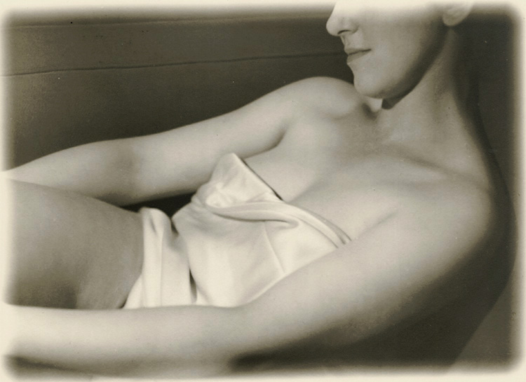 Willy Kessels - Female Nude Covered in Silk