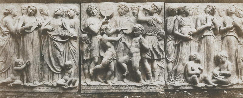 Charles Marville (dit), Charles-François Bossu - Marble Base-Relief by Luca Della Robbia Charles Marville (dit), Charles-François Bossu - Marble Base-Relief by Luca Della Robbia