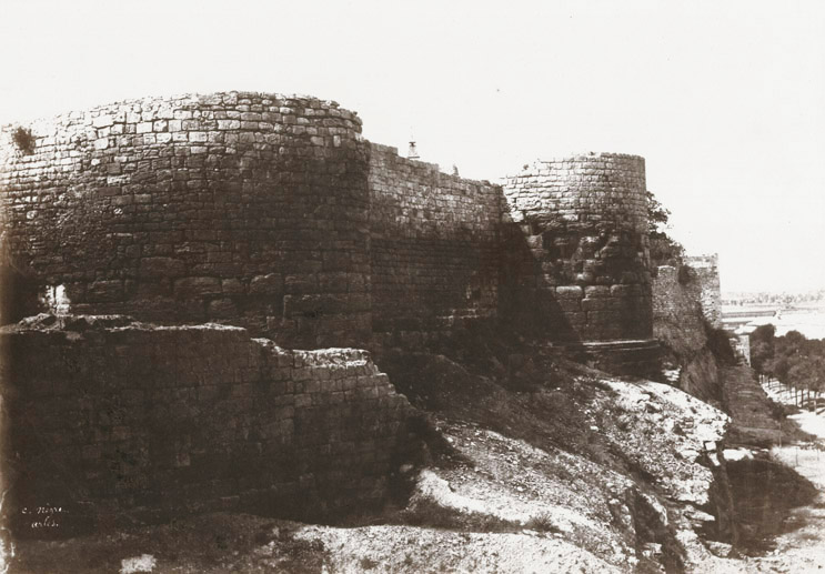 Charles Negre - Ramparts at Arles