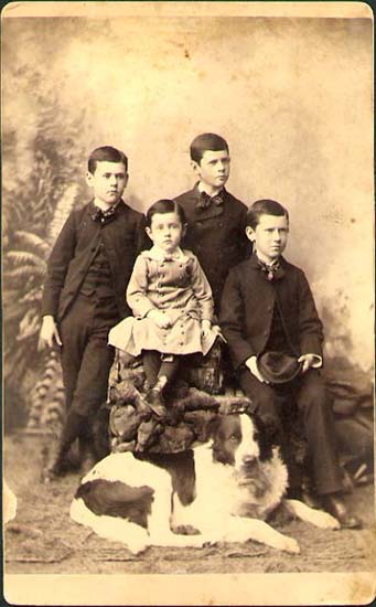 Anonymous - Brothers and Dog (Uncle Ed's Nephews) Anonymous - Brothers and Dog (Uncle Ed's Nephews)
