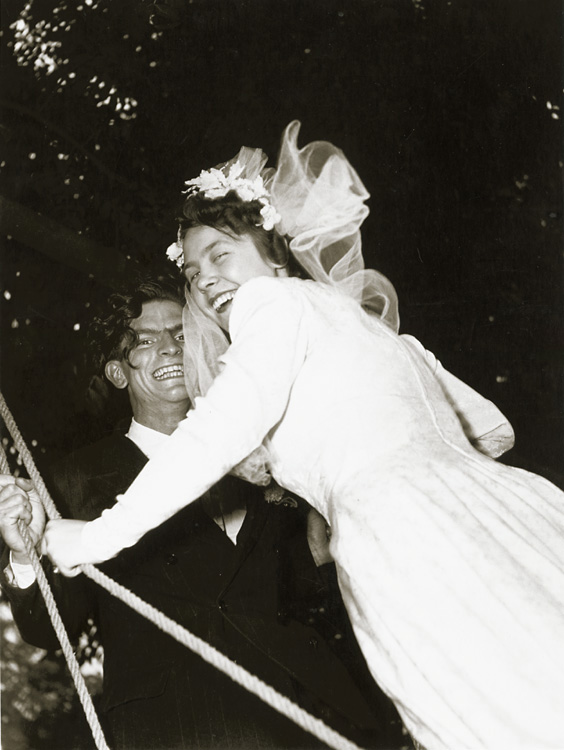 Photo Detail - Robert Doisneau - Bride and Groom on Swing Photo Detail - Robert Doisneau - Bride and Groom on Swing